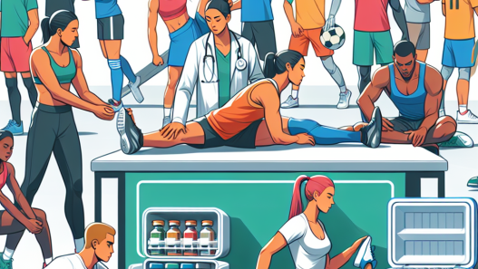 Improving athletes' physical recovery with gonadotropin