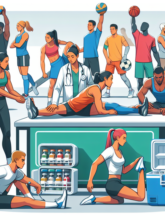 Improving athletes' physical recovery with gonadotropin