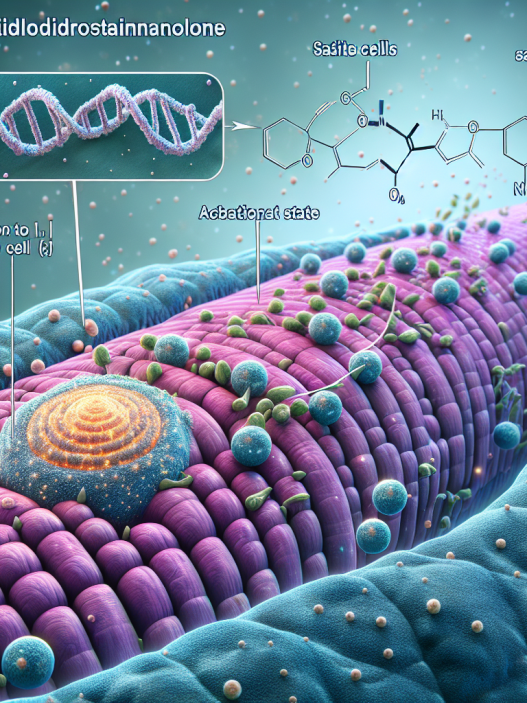 Satellite cell activation by metildrostanolone