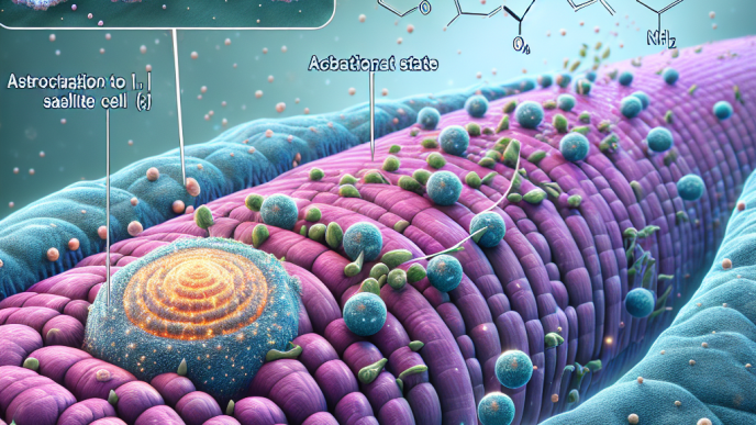 Satellite cell activation by metildrostanolone