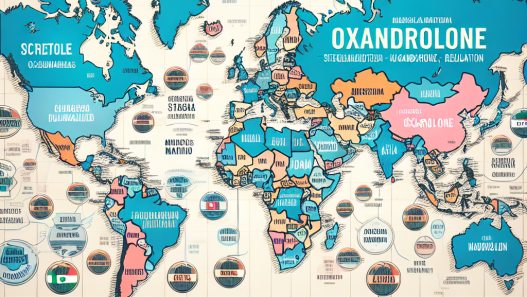 Drug scheduling of oxandrolone by country