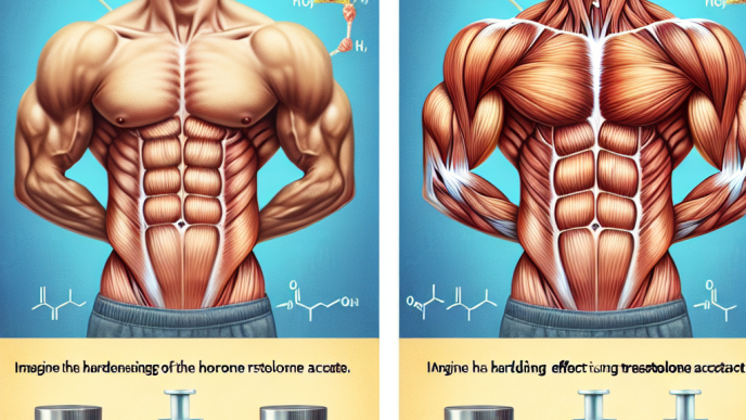 Hardening effect of trestolone acetato on muscles