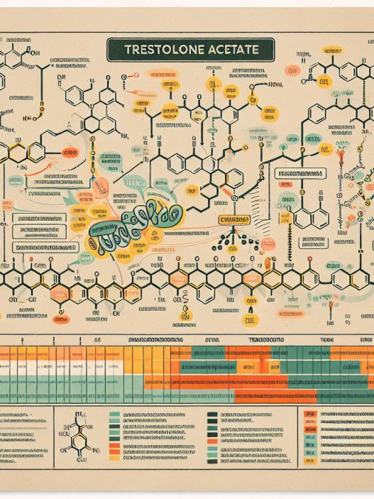 Metabolites of trestolone acetato and their activity