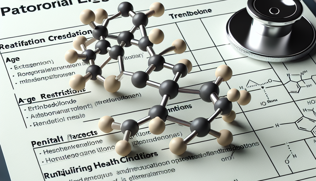Patient selection criteria for methyltrenbolone therapy