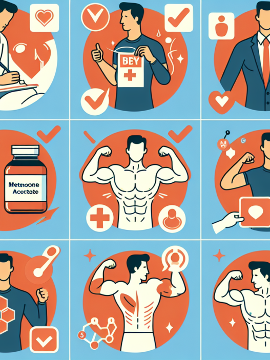 Signs of successful recovery after acetato di metenolone