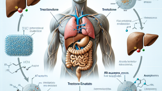 How trestolone enantato affects liver enzymes (alt, ast)